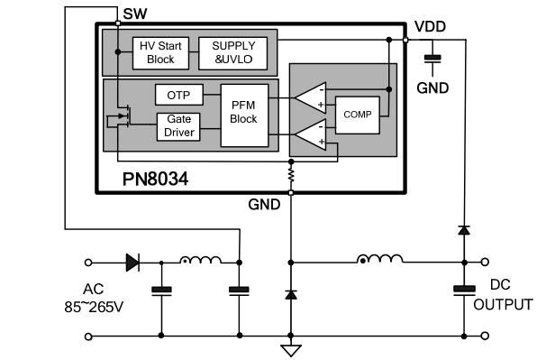 pn8034a芯片引脚图图片